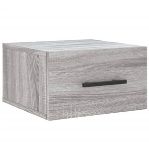 vidaXL Stenska nočna omarica siva sonoma 35x35x20 cm