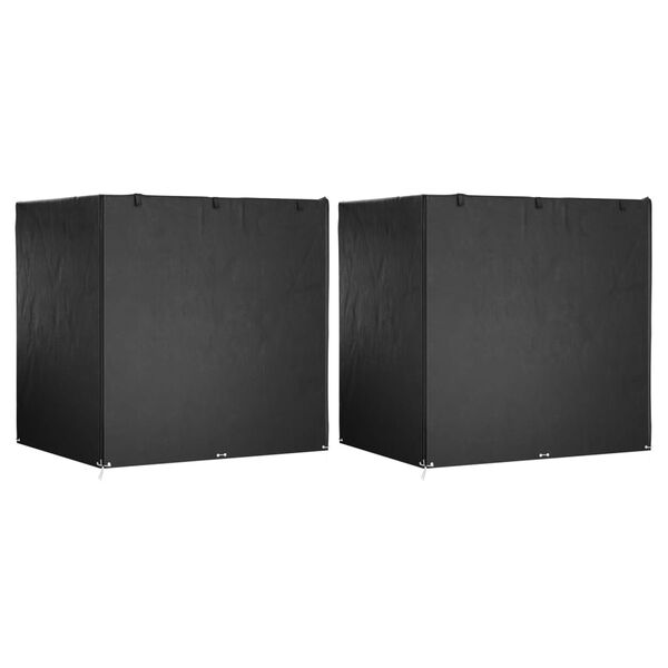 vidaXL Prevleka za gugalno klop 2 kosa 12 obročkov 220x177x220 cm PE