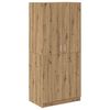 vidaXL Garderobna omara artisan hrast 80x52x180 cm inženirski les