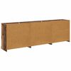 vidaXL Stranske omare s predalom 3 pcs Star les 210 x 35,5 x 67,5 cm