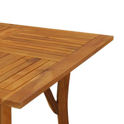vidaXL Vrtna miza 150x90x75 cm trden akacijev les