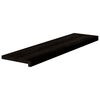 vidaXL Podloge za stopnice 12 kosov rjave 100x25x2 cm trdna hrastovina