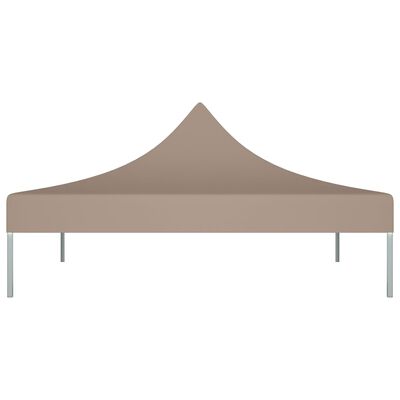 vidaXL Streha za vrtni šotor 2x2 m taupe 270 g/m²