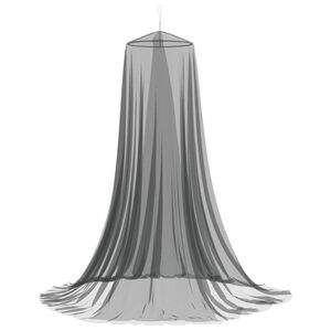 vidaXL Komarica za posteljo 3 kos 156 mesh Črna ⌀56 x 220 cm Poliester