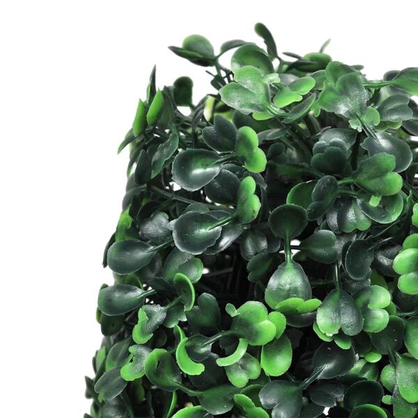 vidaXL Umetni pušpan v obliki piramide 3 kosi