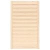 vidaXL Vrata za omarico z letvicami 99,3x59,4 cm trdna borovina