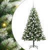 vidaXL Umjetno božično drevo s snežno oblogo 150 LED Toplo bela
