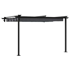 vidaXL Paviljon 300 x 300 x 200 cm Antracit Poliester