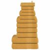 vidaXL 12-delni komplet brisač FROGN zlate barve 360 g/m&sup2;