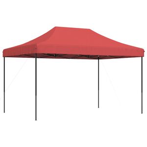vidaXL Zabavni &scaron;otor 292 x 440 x 315 cm Burgundija Oxford tkanina