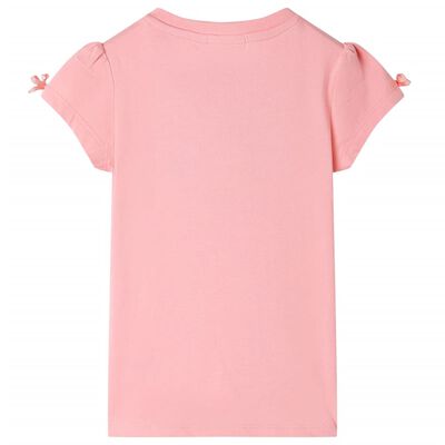 Otroška majica s kratkimi rokavi roza 92