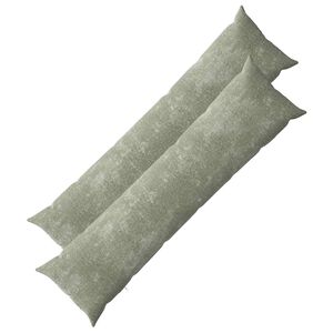 vidaXL Prevleka za blazino 2 kos HEERLEN Zelena 40 x 145 cm