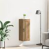 vidaXL Stenska omara Umetni hrast 34,5 x 34 x 90 cm Konstruiran les