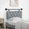 vidaXL Visoki naslon za glavo Svetlo siva 100 x 55 x 7 cm blago