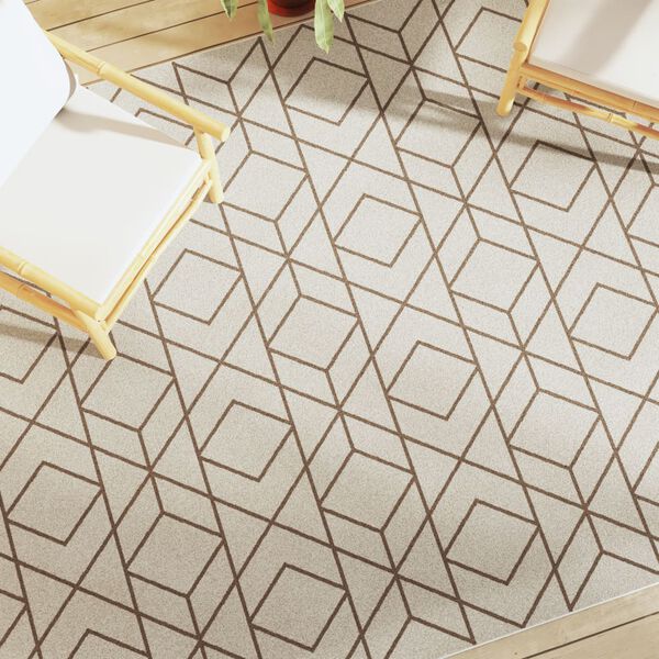 vidaXL Notranja in zunanja preproga večbarvna 190x300 cm protizdrsna