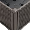 vidaXL Cvetlično korito z nogami rjavo 160x120x42 cm PP