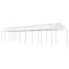 vidaXL Paviljon s streho bel 17,84x2,28x2,69 m polietilen