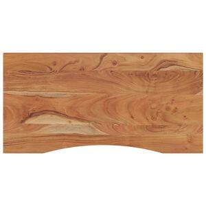 vidaXL Mizna plo&scaron;ča 110x60x2,5 cm pravokotna trden akacijev les
