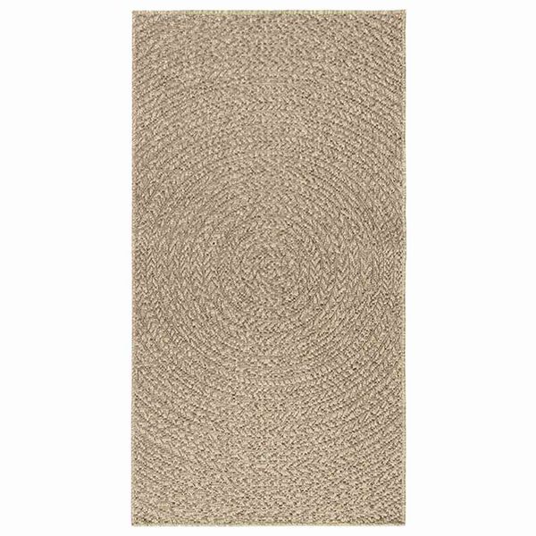 vidaXL Rug "ZIZUR" Bež 80x150 cm Juta videz Notranje in zunanje