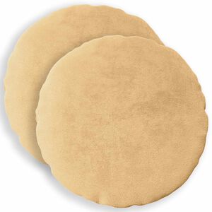 vidaXL Prevleka za blazino 2 kos HEERLEN Taupe Premer 30 cm Flanel