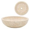 vidaXL Umivalnik 40x12 cm marmor krem