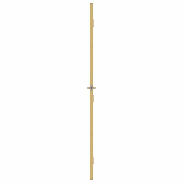 vidaXL Notranja vrata ozka zlata 93x201,5cm kaljeno steklo in aluminij