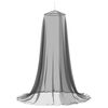 vidaXL Komarica za posteljo 156 mesh Črna ⌀56 x 220 cm Poliester