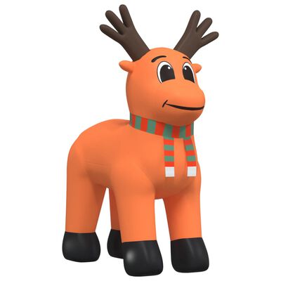 vidaXL Božični napihljiv severni jelen z LED lučkami 500 cm