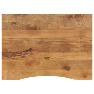 vidaXL Mizna plo&scaron;ča ukrivljena 110x80x2,5 cm trden mangov les