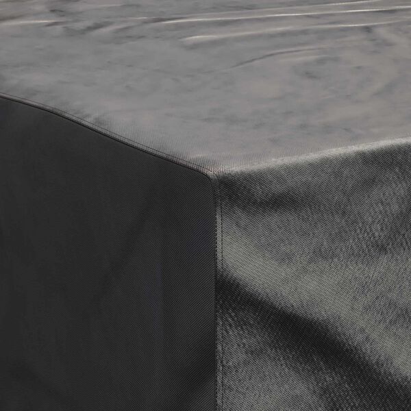 vidaXL Prevleka za pohi&scaron;tvo Enobarvno Črna 300 x 250 x 70 cm 420D