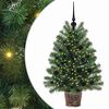 vidaXL Umestno božično drevo Zelena 95 cm PE in PVC