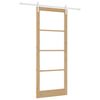 vidaXL Drsna vrata ORKDAL Naravna 93 x 232 cm
