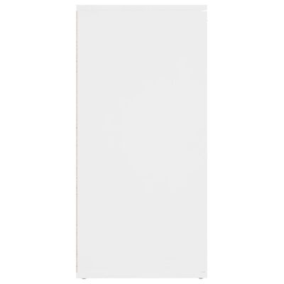 vidaXL Komoda bela 160x36x75 cm iverna plošča