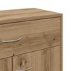 vidaXL Sideboard artisian hrast 60x30x75 cm konstruiran les