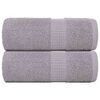 vidaXL Brisače za goste FROGN 2 kosa sive 30x50 cm 360 g/m&sup2;