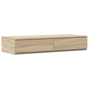 vidaXL Posteljni predali Sonoma hrast 100 x 36,5 x 16,5 cm