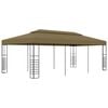 vidaXL Vrtni paviljon 6x3x2,7 m taupe 180 g/m&sup2;