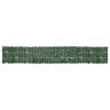 vidaXL Balkonsko platno s temno zelenim listjem 500x75 cm