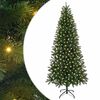 vidaXL Umestno božično drevo Zelena 210 cm PE in PVC