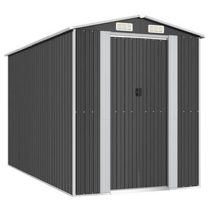 vidaXL Vrtna lopa antracitna 192x357x223 cm pocinkano jeklo