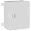 vidaXL Nadzorna omara Siva 32 x 13 x 30 cm ABS plastika