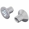 vidaXL Vijaki s countersunk glavico 2 kos srebrna M4 x 6 mm Jeklo