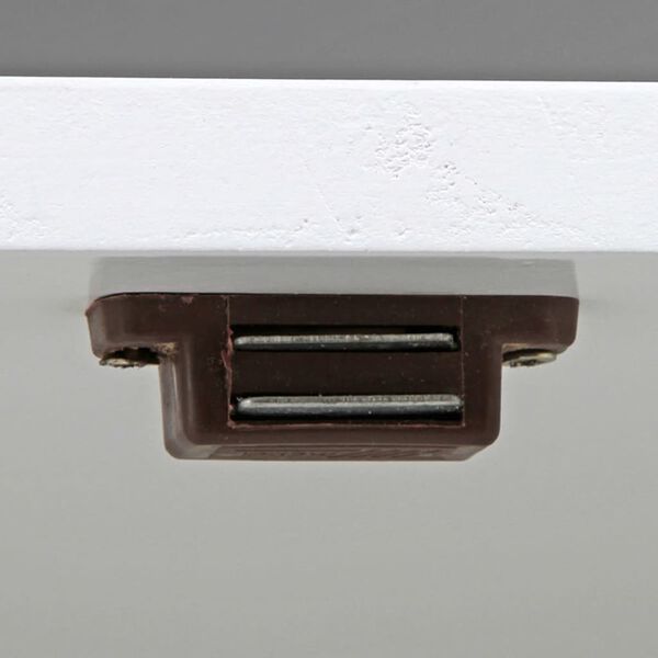 Kerbl Omarica z mačjim straniščem Helena 64x46x65 cm bela 82662