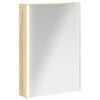 vidaXL Kopalni&scaron;ka ogledalna omara Sonoma hrast 43 x 11,5 x 60,5 cm