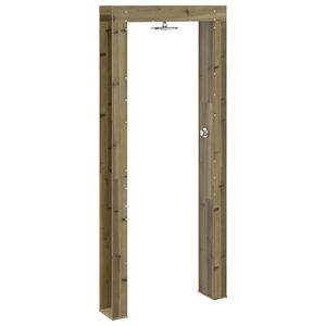 vidaXL Zunanji tu&scaron; 226 cm Impregnirano borovo leso in nerjaveče jeklo