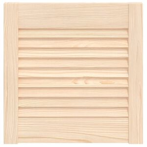 vidaXL Vrata za omarico z letvicami 39,5x39,4 cm trdna borovina