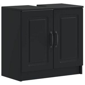 vidaXL Kopalni&scaron;ka omara za umivalnik UTRECHT Črna 59,5 x 31,5 x 59 cm