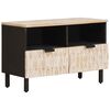 vidaXL TV omarica Bel pranje fini&scaron; 70 x 33 x 46 cm Masiven les manga
