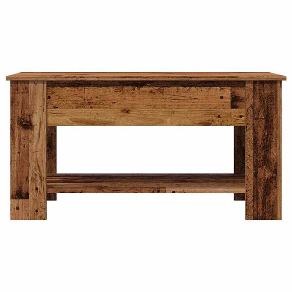 vidaXL Kava miza Old Wood 101x49x52 cm Inženirski les