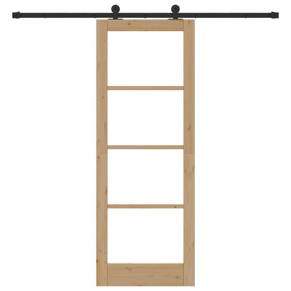 vidaXL Drsna vrata ORKDAL Naravna 78 x 211 cm